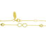 Leposa Bracelet Infinity yellow plated