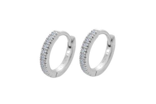 Leposa Silver Hoops