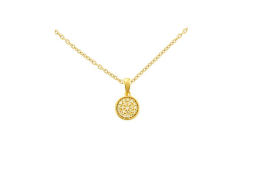 Leposa necklace yellow gold plated